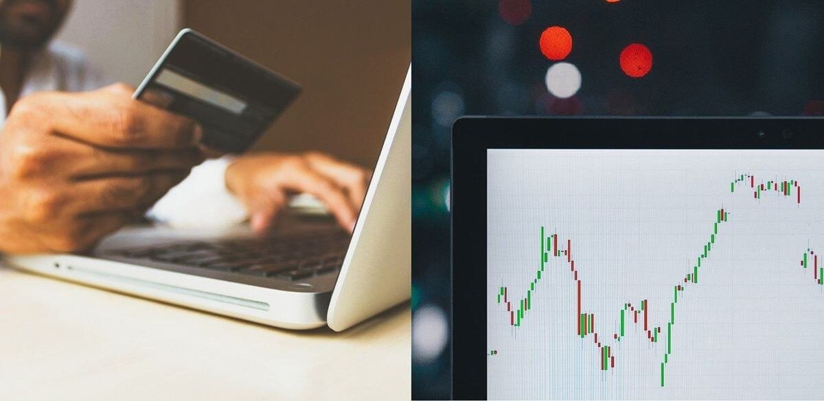 double graphic comparing paying off debt versus investing in stocks